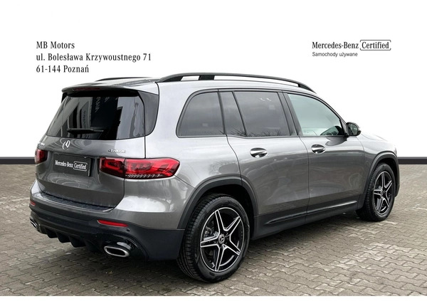 Mercedes-Benz GLB cena 209900 przebieg: 16200, rok produkcji 2023 z Mieszkowice małe 352